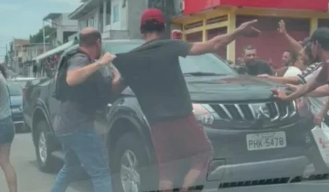 Vídeo: candidato a vereador de Manaus é flagrado distribuindo ‘santinhos’ no Santo Agostinho