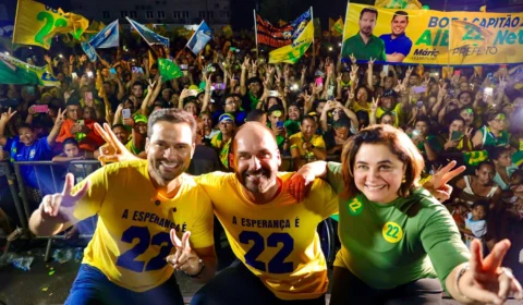 ‘Domingo o povo vai dar a resposta nas urnas’; Eduardo Bolsonaro pede voto ao 22 e reforça mudança