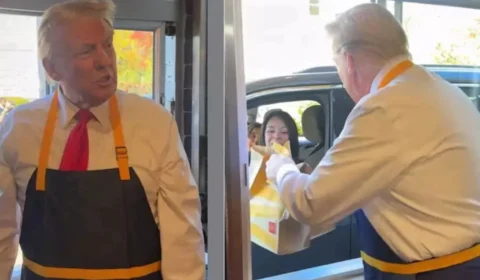 Brasileira a Trump no McDonald’s: não deixe os EUA virarem o Brasil