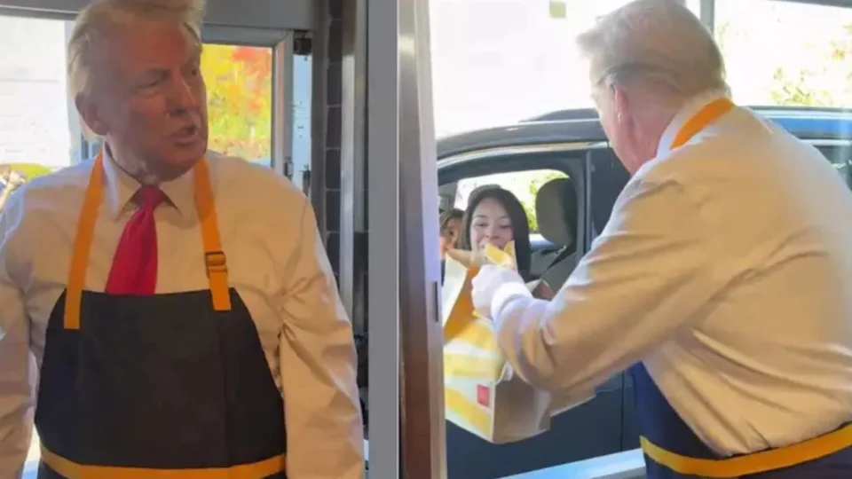 Brasileira a Trump no McDonald’s: não deixe os EUA virarem o Brasil