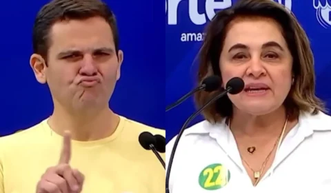 Candidato a vice de David Almeida, Renato Jr. comete violência política de gênero ao vivo em debate