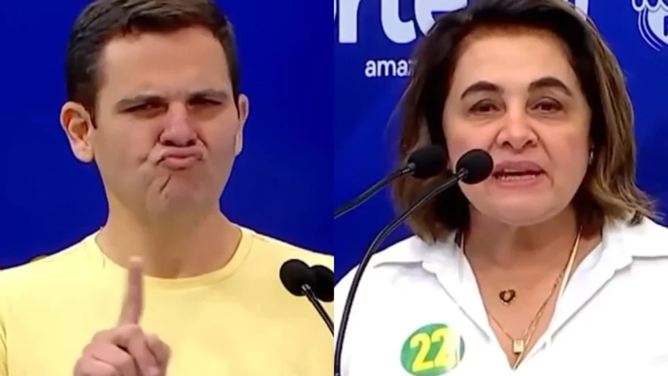 Candidato a vice de David Almeida, Renato Jr. comete violência política de gênero ao vivo em debate