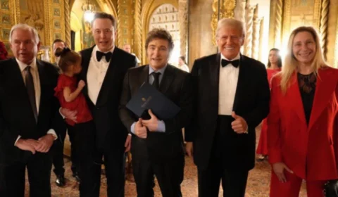 “Salvou a humanidade”, diz Milei sobre Elon Musk em encontro com Trump