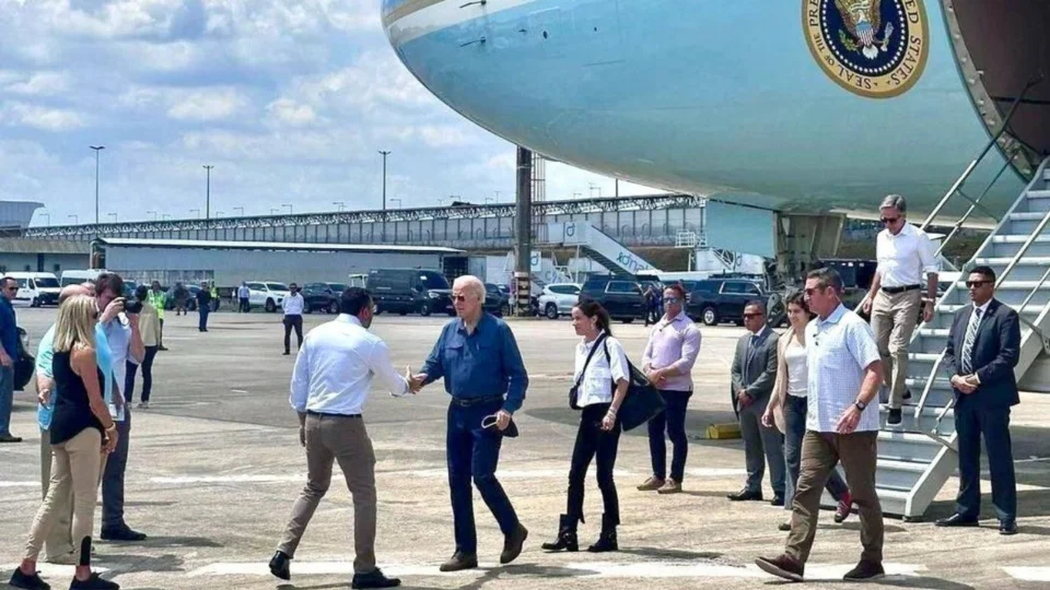 Em visita histórica ao Amazonas, governador Wilson Lima recepciona presidente dos EUA, Joe Biden