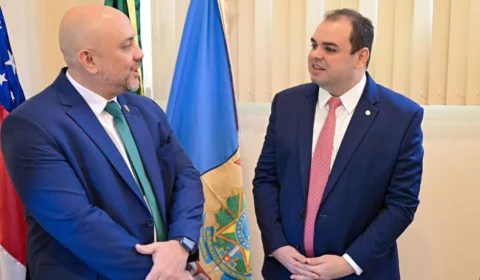 Roberto Cidade reforça ao novo superintendente da PF no Amazonas a importância do órgão