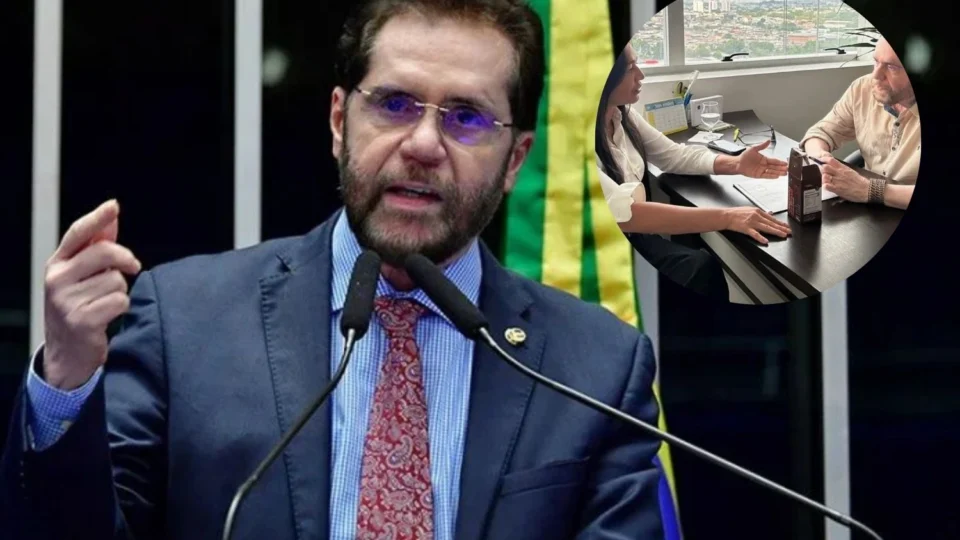 ‘Visita de cortesia’, afirma Plínio Valério sobre encontro com Eliziane Gama em Manaus