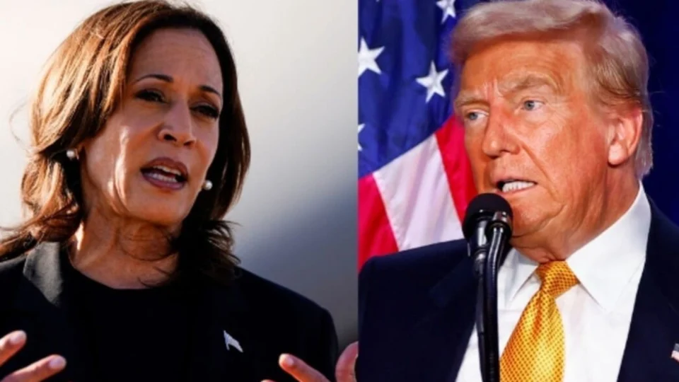 Primeira urna aberta nos EUA dá empate entre Kamala e Trump