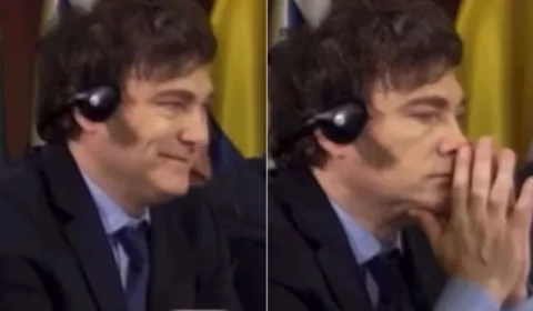 Reações de Milei ao discurso de Lula viralizam nas redes sociais