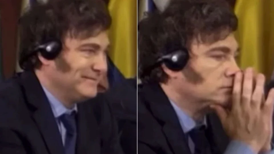 Reações de Milei ao discurso de Lula viralizam nas redes sociais