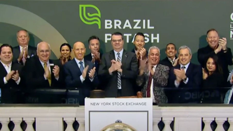 Brazil Potash abre capital na Bolsa de Nova York e inicia negociação internacional