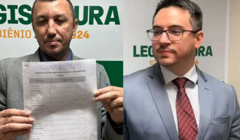 Rodrigo Guedes assina requerimento com “Tchau, querido” ao ser desafiado por Sassá