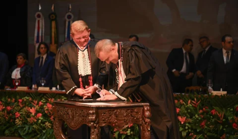 Posse: novo presidente do TJAM promete ampliar conectividade e estrutura da Justiça no interior