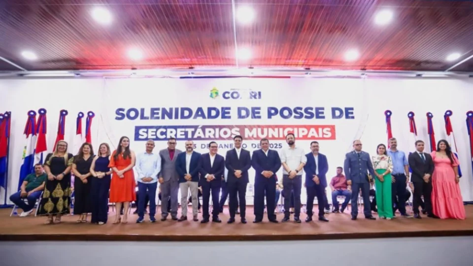 Prefeito Adail Pinheiro apresenta sua nova equipe de secretários para gestão de Coari