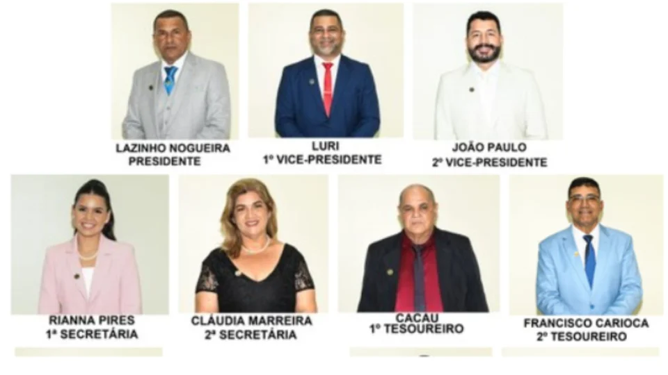 Eleição da Mesa Diretora da Câmara Municipal de Tefé define liderança para o Biênio 2025/2026
