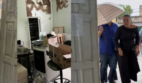 Após tomar posse, prefeita encontra sede do executivo municipal em péssimas condições no AM