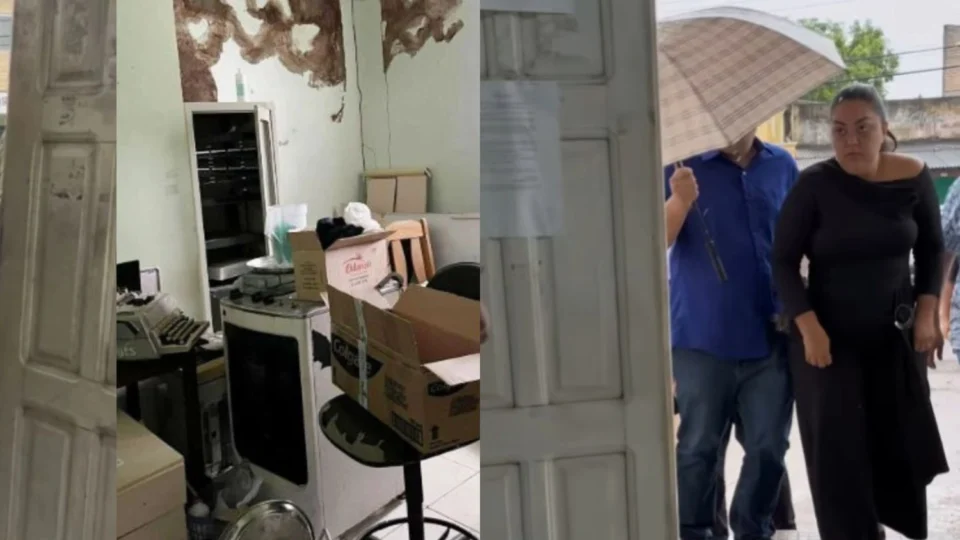 Após tomar posse, prefeita encontra sede do executivo municipal em péssimas condições no AM