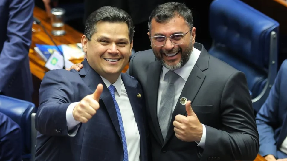 Wilson Lima parabeniza Davi Alcolumbre pela presidência do Senado