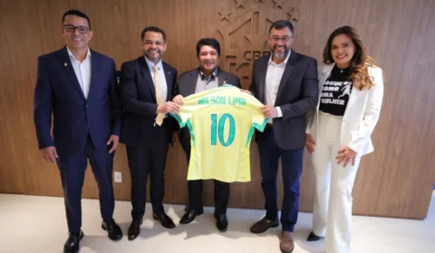 Wilson Lima busca apoio da CBF para o Amazonas receber os jogos da Copa Feminina
