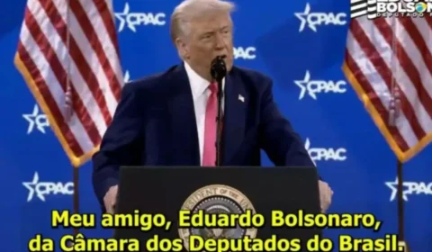 Trump cumprimenta Bolsonaro em fórum conservador mundial