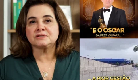 “A pior gestão de Manaus”, diz Maria do Carmo sobre David Almeida durante crise das chuvas