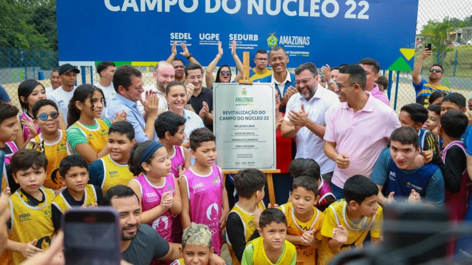 Wilson Lima fortalece o esporte comunitário, com investimentos em infraestrutura no Amazonas