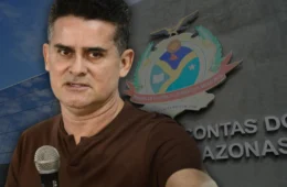 David Almeida se irrita e evita responder sobre falhas apontadas pelo TCE-AM em viagem ao Caribe