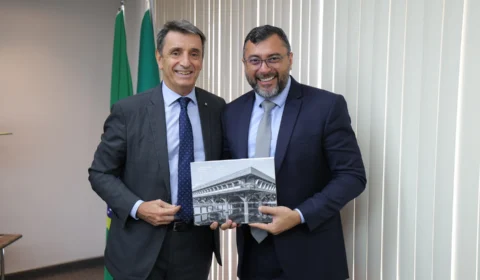 Wilson Lima recebe autoridades estrangeiras para fortalecer cooperação internacional