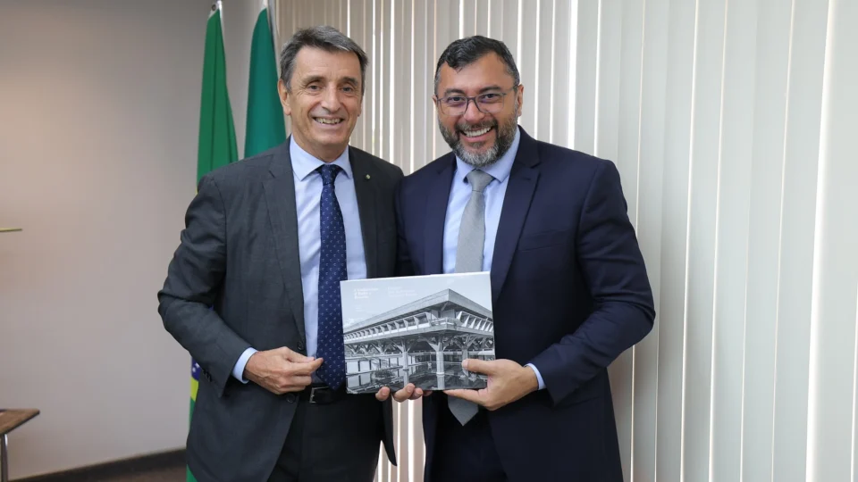 Wilson Lima recebe autoridades estrangeiras para fortalecer cooperação internacional