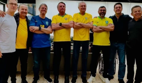 Wilson Lima se une a Bolsonaro e outros 5 governadores em ato na Paulista