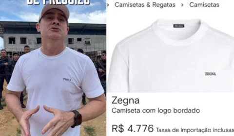 Prefeito David Almeida aparece usando camisa de grife avaliada em quase R$ 5 mil