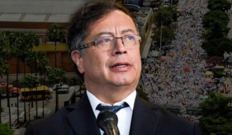 Ex-guerrilheiro presidente da Colômbia enfrenta maior manifestação popular da história do país