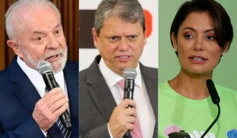Lula lidera contra Tarcísio e Eduardo, mas é superado por Bolsonaro e Michelle, diz pesquisa Gerp