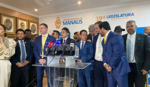 Motociclistas por aplicativo protestam na CMM contra projeto que exige sede física das plataformas