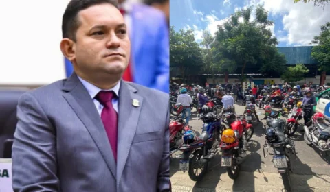 Rodinei Ramos se enrola ao defender projeto que causa revolta entre motociclistas por app em Manaus