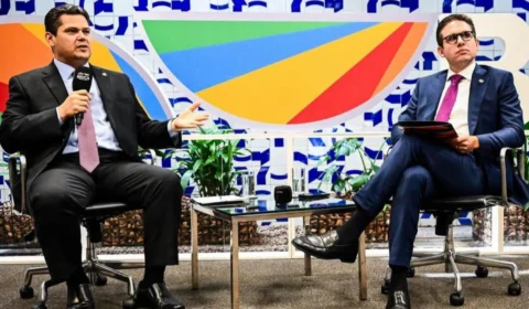 Alcolumbre e Motta falam em agir com ‘equilíbrio e firmeza’ à tarifa de Trump