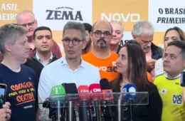 Romeu Zema lança pré-candidatura à Presidência pelo Novo e endurece críticas ao PT e ao STF