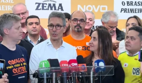 Romeu Zema lança pré-candidatura à Presidência pelo Novo e endurece críticas ao PT e ao STF