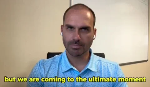 “É como tentar revogar a lei da gravidade”, diz Eduardo Bolsonaro sobre decisão de Flávio Dino