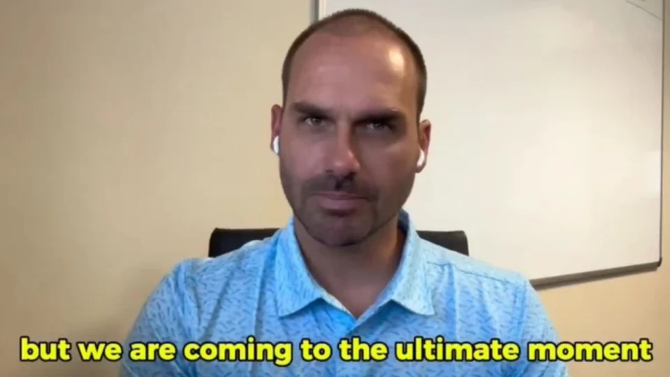 “É como tentar revogar a lei da gravidade”, diz Eduardo Bolsonaro sobre decisão de Flávio Dino