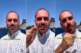 Eduardo Bolsonaro se revolta com sequestro de sua mãe e avós