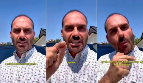 Eduardo Bolsonaro se revolta com sequestro de sua mãe e avós