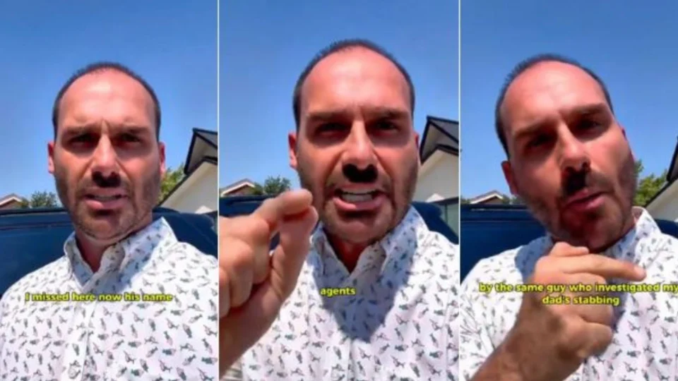 Eduardo Bolsonaro se revolta com sequestro de sua mãe e avós