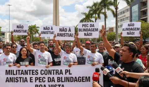 Militantes convocam ato contra PL da Anistia e PEC da Blindagem em Boa Vista