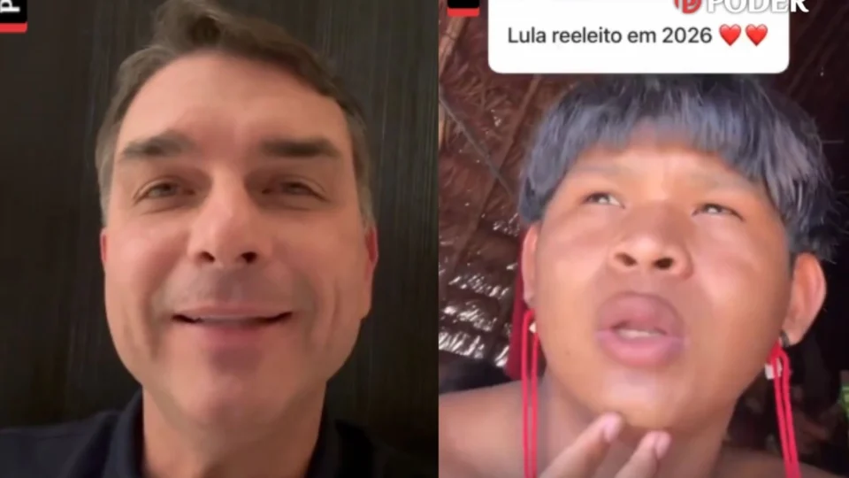 Flávio Bolsonaro reage a vídeo em que indígena chama Lula de “ladrão” e provoca grande repercussão