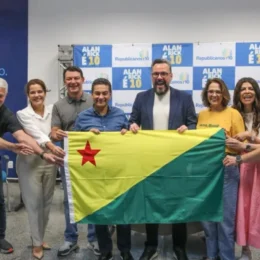 “É um sonho que esse Estado seja legitimamente conservador”, diz Damares Alves em visita ao Acre