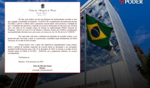 Suspensão de consulta da OAB-AM é apontada como possível manobra política na escolha de desembargador