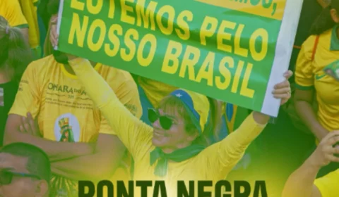 Direita Amazonas convoca ato “Acorda, Brasil!” para 1º de março na Ponta Negra