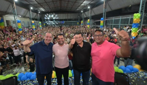 Rozenha oficializa filiação ao PSD em ato político com presença de Omar Aziz e Eduardo Braga em Manaus