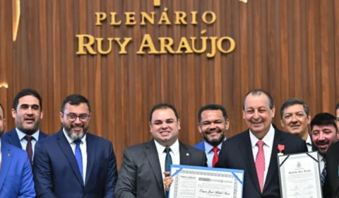 Em meio às articulações das eleições de 2026, Omar Aziz destaca potencial de deputado Roberto Cidade