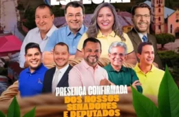 Plínio Valério integra comitiva de Omar e Braga em giro pelo interior e chega a Amaturá neste domingo